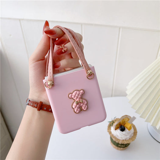 Premium Leather Phone Case for Samsung Galaxy Z Flip 4