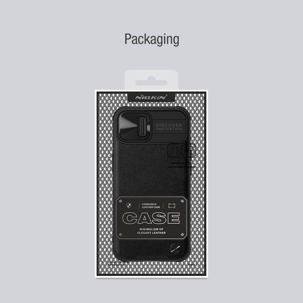 Nillkin CamShield Leather Case for Apple iPhone 13