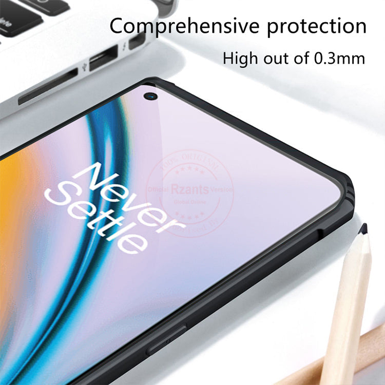 Anti-knock Heavy Duty Transparent Shockproof Bumper TPU + PC Back Case Cover for For OnePlus 9 - Premium Cases