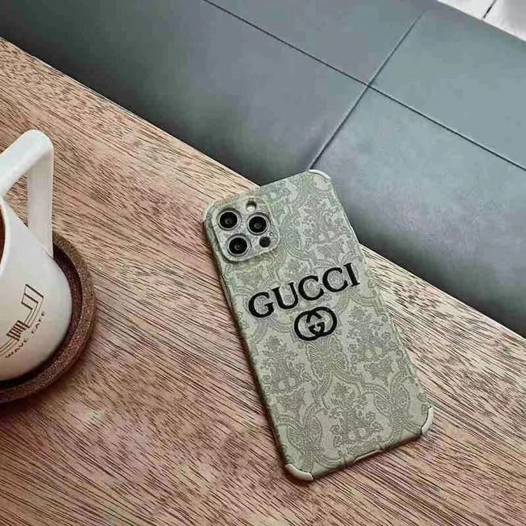 Premium Luxury Embroidery Back Case Cover For iPhone 13 Pro Max