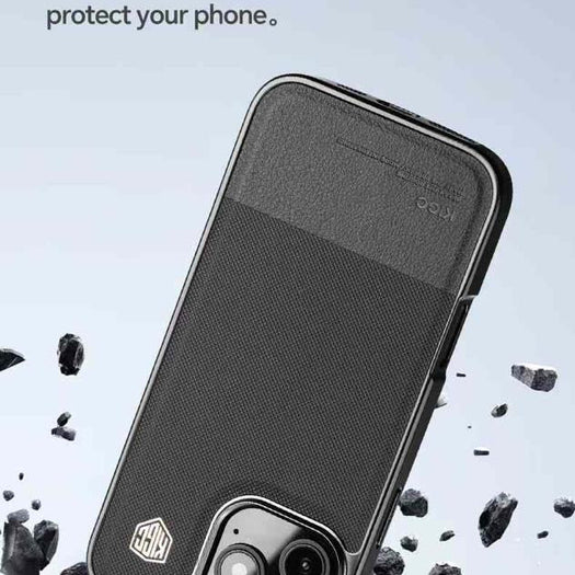 Splicing Vegan Leather Case For iPhone