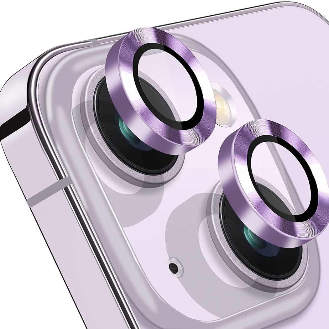 Ring Metal Camera Lens Protector Glass For iPhone 14