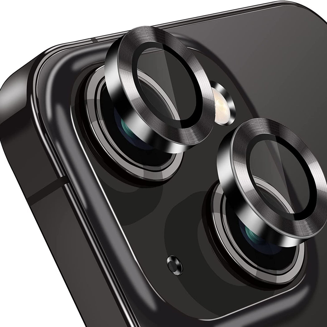 Ring Metal Camera Lens Protector Glass For iPhone 14 Plus