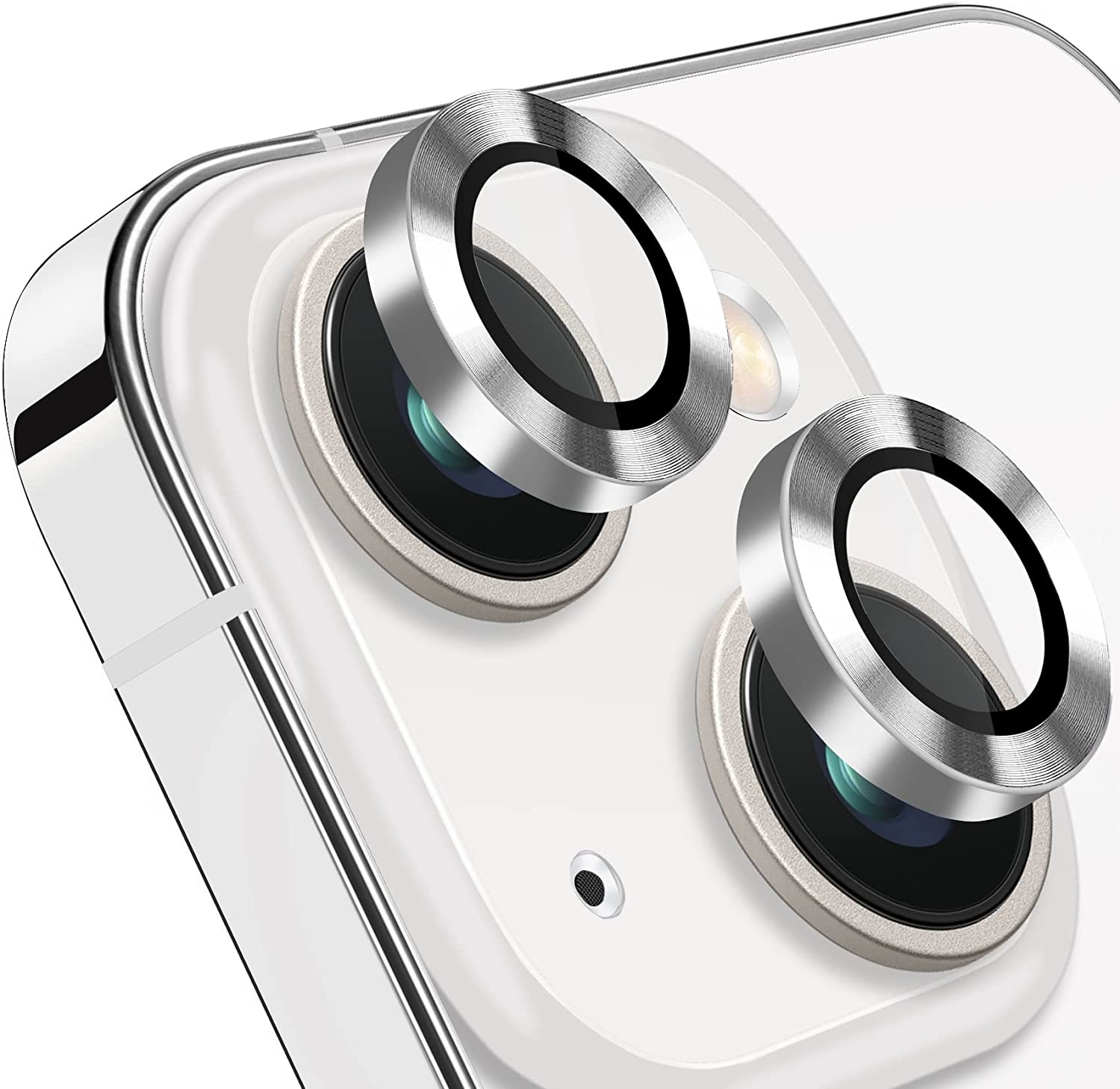 Ring Metal Camera Lens Protector Glass For iPhone 14