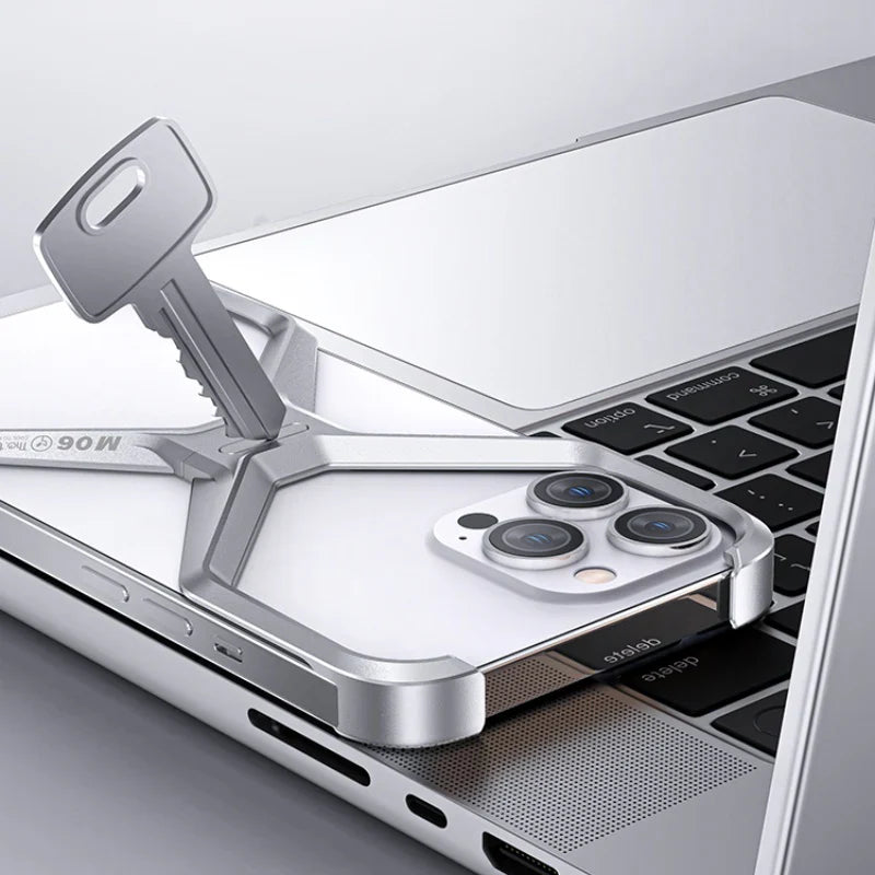 Aluminum Alloy Hollow Cover iPhone For iPhone 16 Pro