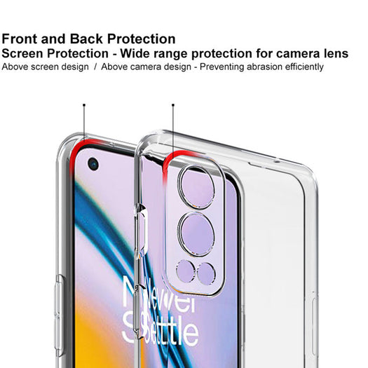 Shockproof Clear TPU Transparent Silicone Back Case For OnePlus Nord 2 - Premium Cases