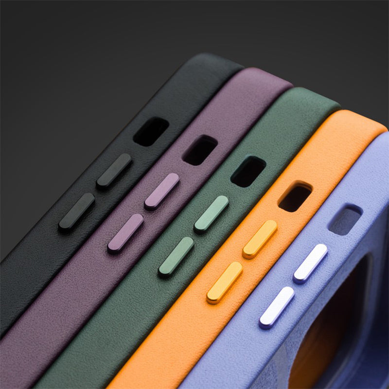 MagSafe Compatible Genuine Leather Case for Apple iPhone 13 Pro