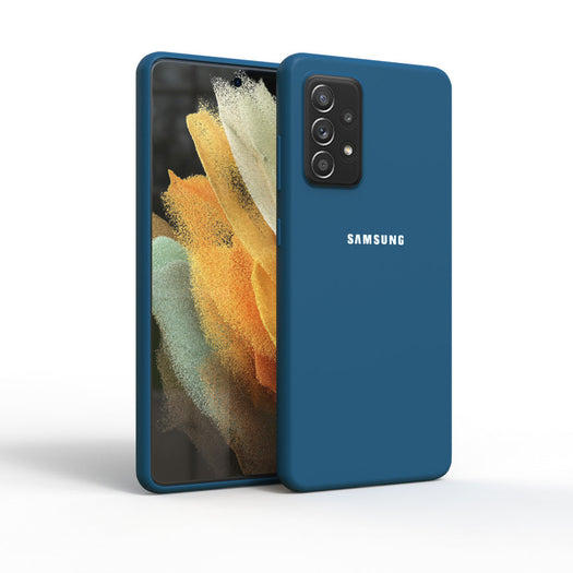Premium Liquid Silicone Back Case Cover For Samsung Galaxy A52