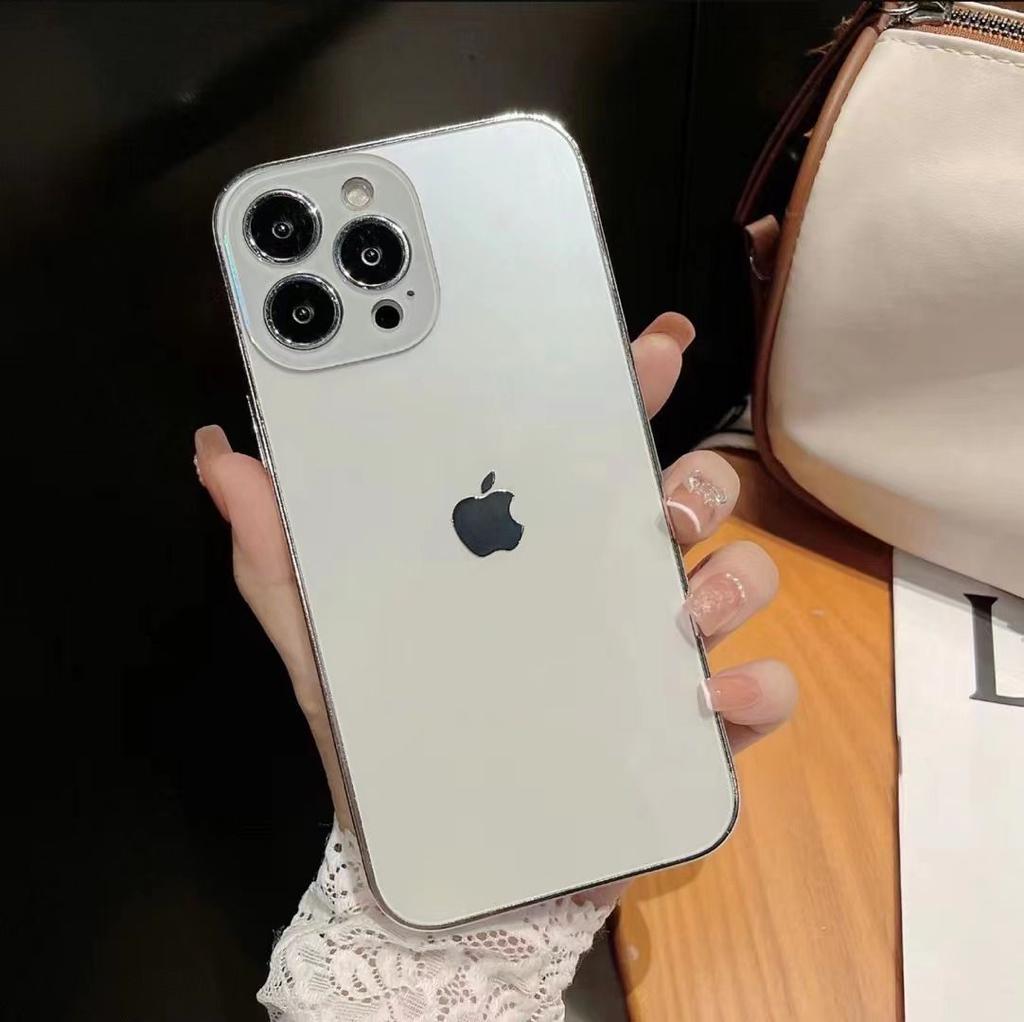 Orignal Glossy Premium Glass Back Case For iPhone 14