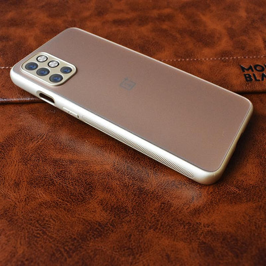 Special Edition Matte Finish Silicone Glass Back Case For Oneplus 9R - planetcartonline