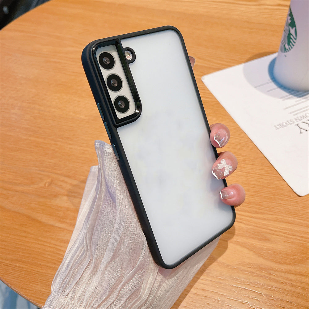 Premium Luxury Metal Camera Protection Shockproof Armor Case For Samsung S22