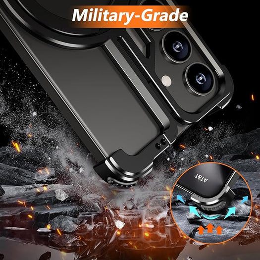Matel Magsafe Ring Stand Case S24 Ultra