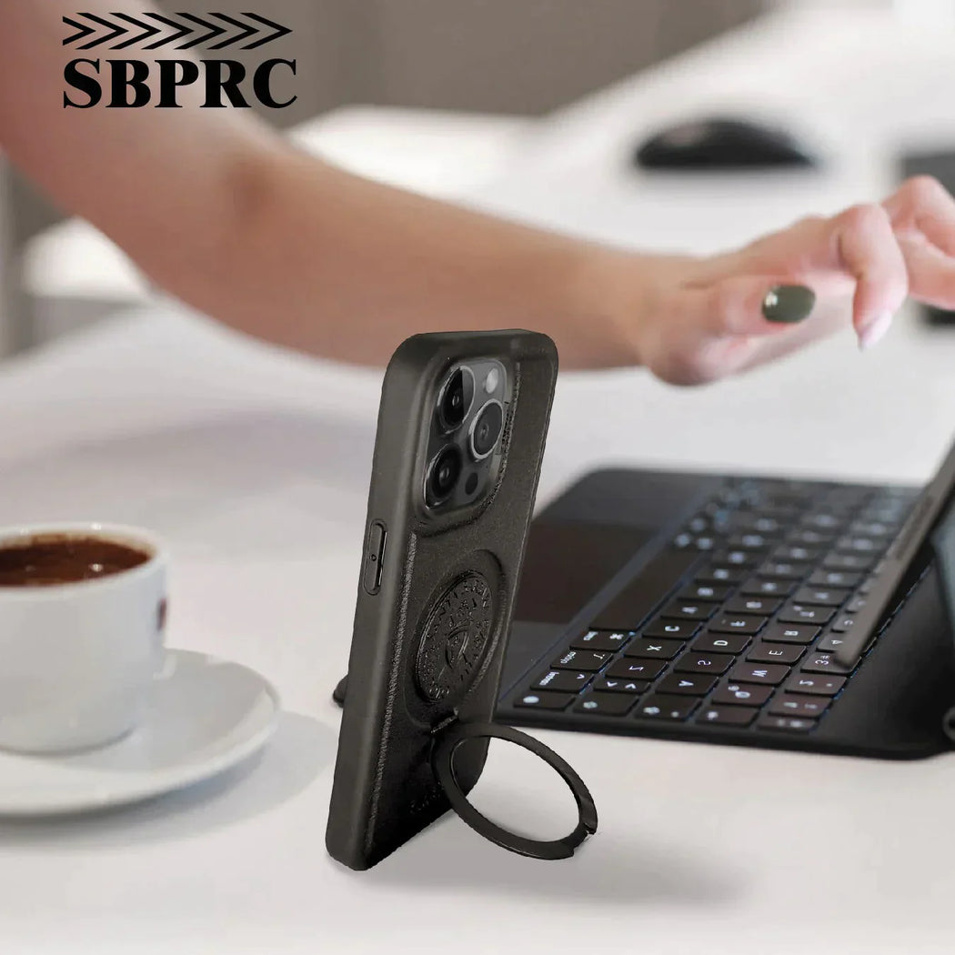 Santa Barbara Classic Primo Series Genuine Leather Case For iPhone 15 Pro