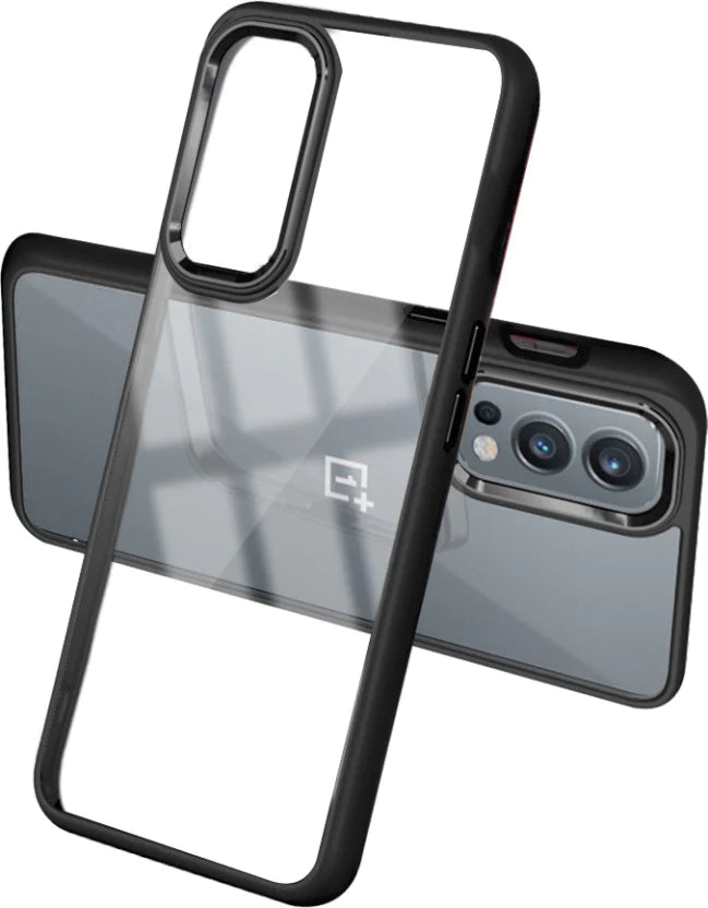 Luxury Plating Metal Camera Ring Transparent Case Oneplus Nord CE 2 Lite