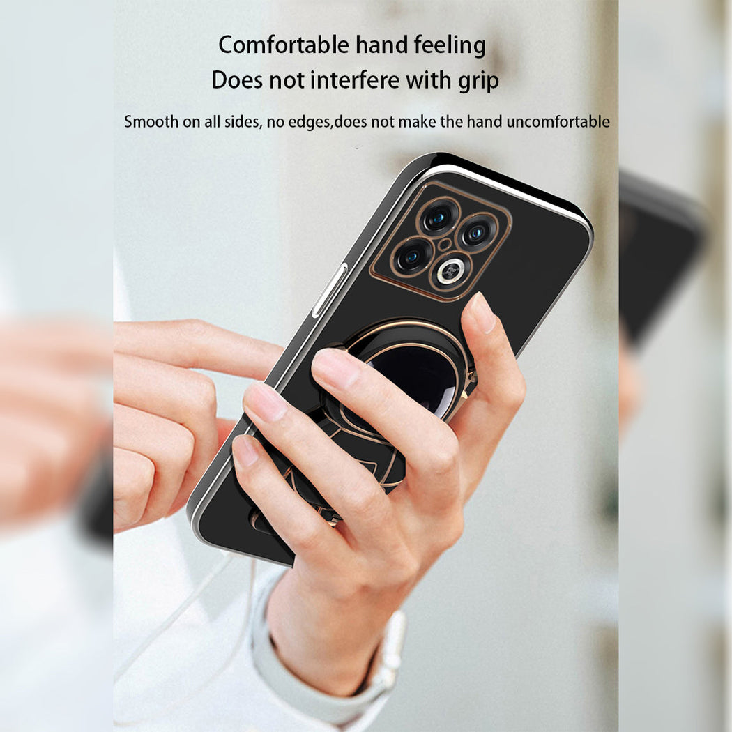 Astronaut Luxurious Gold Edge Back Case For OnePlus 10 Pro