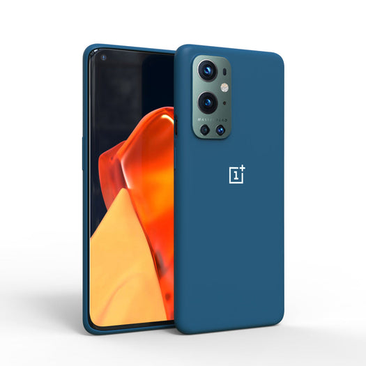 Premium Liquid Silicone Back Case Cover For OnePlus 9 Pro