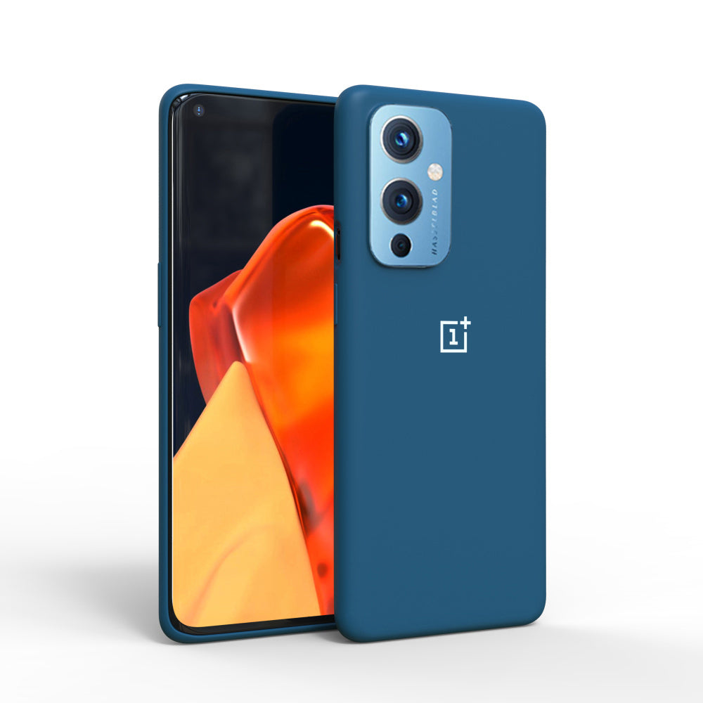 Premium Liquid Silicone Back Case Cover For OnePlus 9