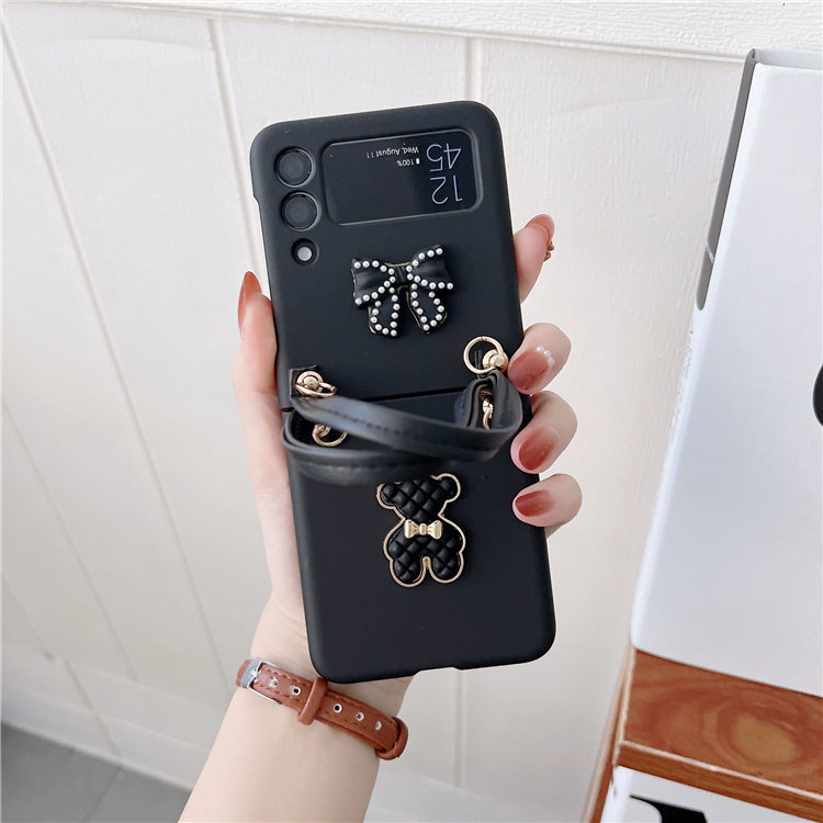 Premium Leather Phone Case for Samsung Galaxy Z Flip 3