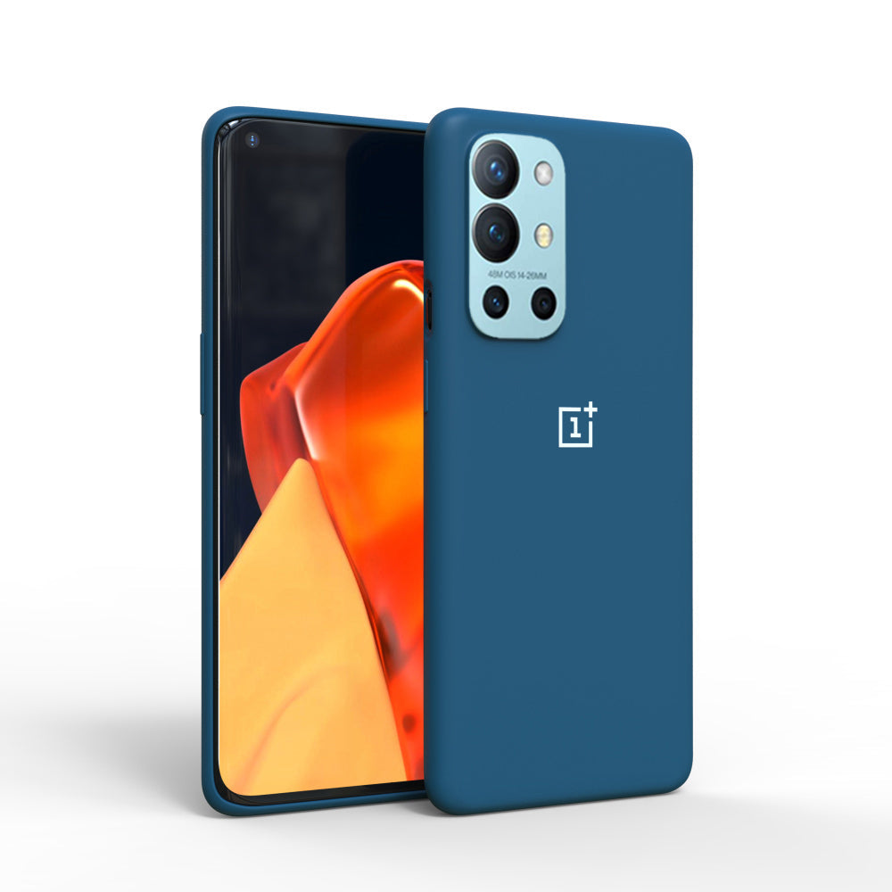 Premium Liquid Silicone Back Case Cover For OnePlus 9R