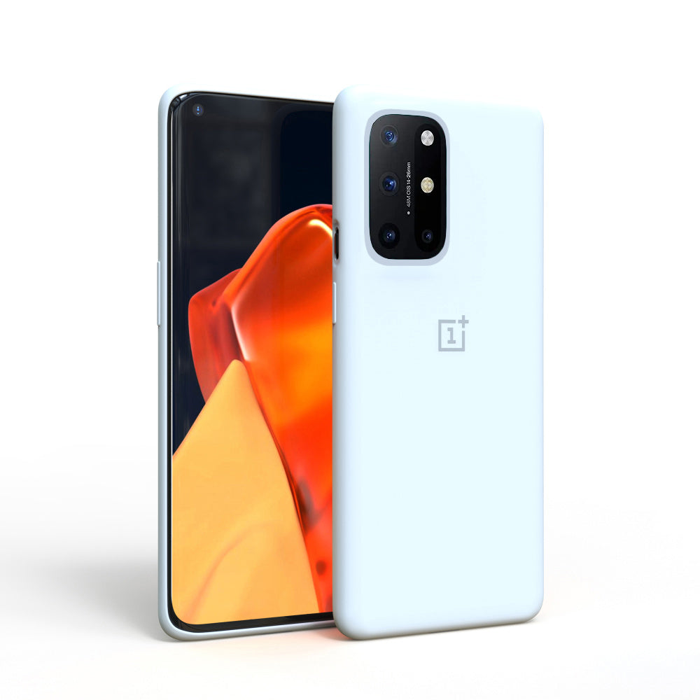 Premium Liquid Silicone Back Case Cover For OnePlus 8T
