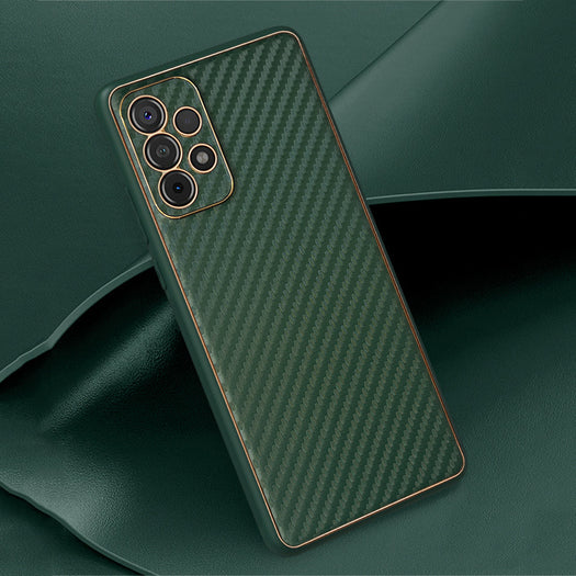 Luxury Carbon Fiber Ptemium Back case for Samsung Galaxy A72 - Premium Cases