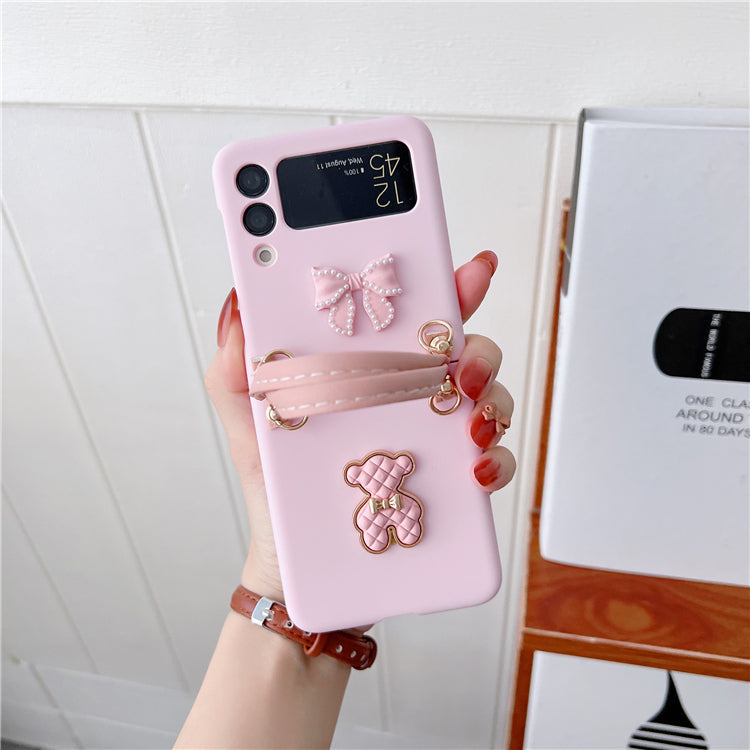 Premium Leather Phone Case for Samsung Galaxy Z Flip 3