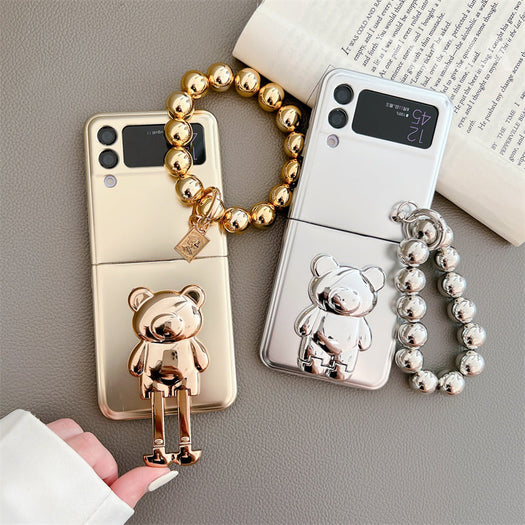 Luxury Silver Phone Case for Samsung Galaxy Z Flip 3