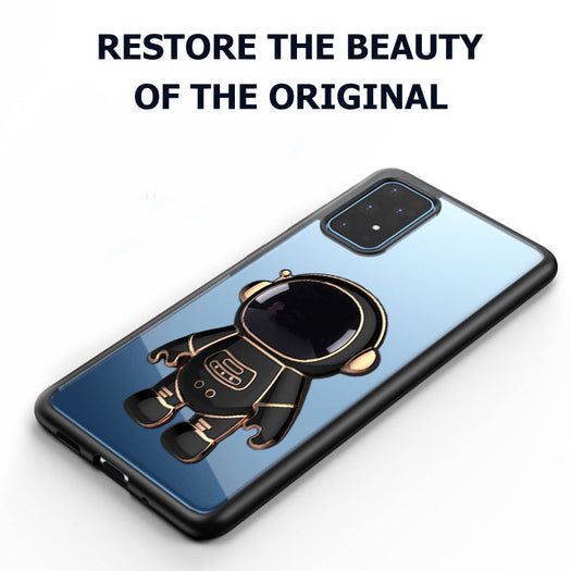 Astronaut Luxury Metal Camera Protection Shockproof Armor Case For Samsung A52/ A52s