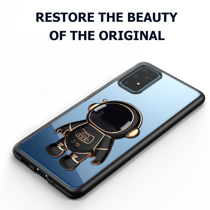 Astronaut Luxury Metal Camera Protection Shockproof Armor Case For Samsung A52/ A52s