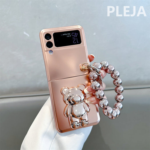 Luxury Silver Phone Case for Samsung Galaxy Z Flip 4