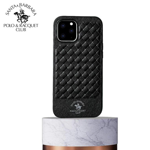 Santa Barbara Ravel Series Black Genuine Leather Case For iPhone 13 Pro - planetcartonline