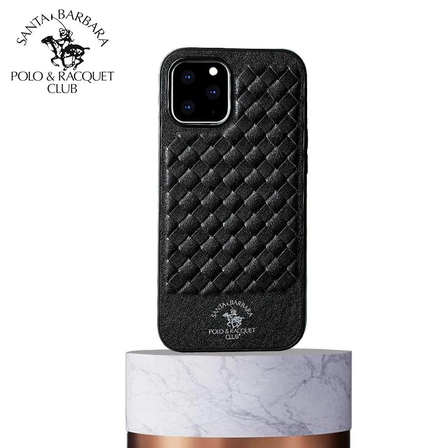 Santa Barbara Ravel Series Black Genuine Leather Case For iPhone 13 Pro - planetcartonline