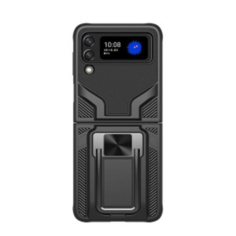 Premium Luxury Armor Shockproof Bracket Back Case for Samsung Galaxy Z Flip 3