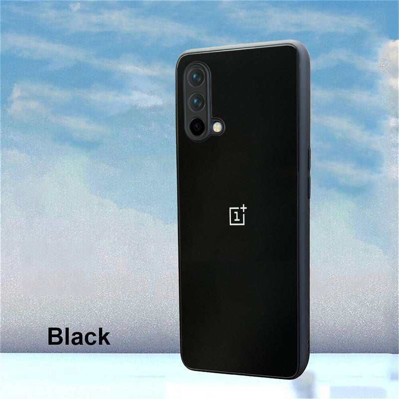 Special Edition Matte Finish Silicone Glass Back Case For Oneplus Nord CE - Premium Cases
