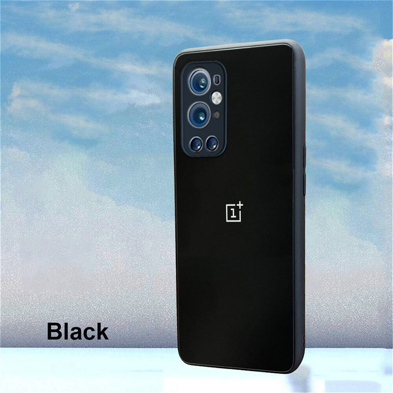 Special Edition Matte Finish Silicone Glass Back Case For Oneplus 9 Pro - Premium Cases