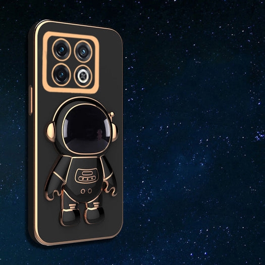 Astronaut Luxurious Gold Edge Back Case For OnePlus Series