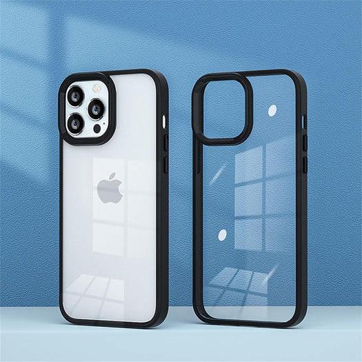 Premium Square Luxury Transparent Stylish Bumper Back Case for iPhone 13 - Premium Cases