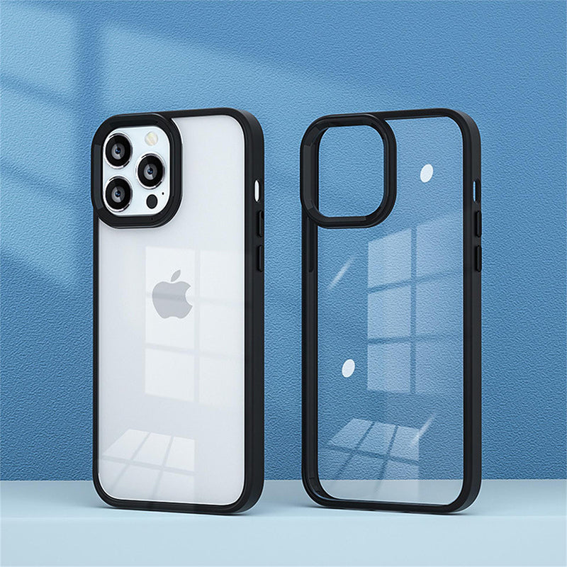 Premium Square Luxury Transparent Stylish Bumper Back Case for iPhone 13 - Premium Cases