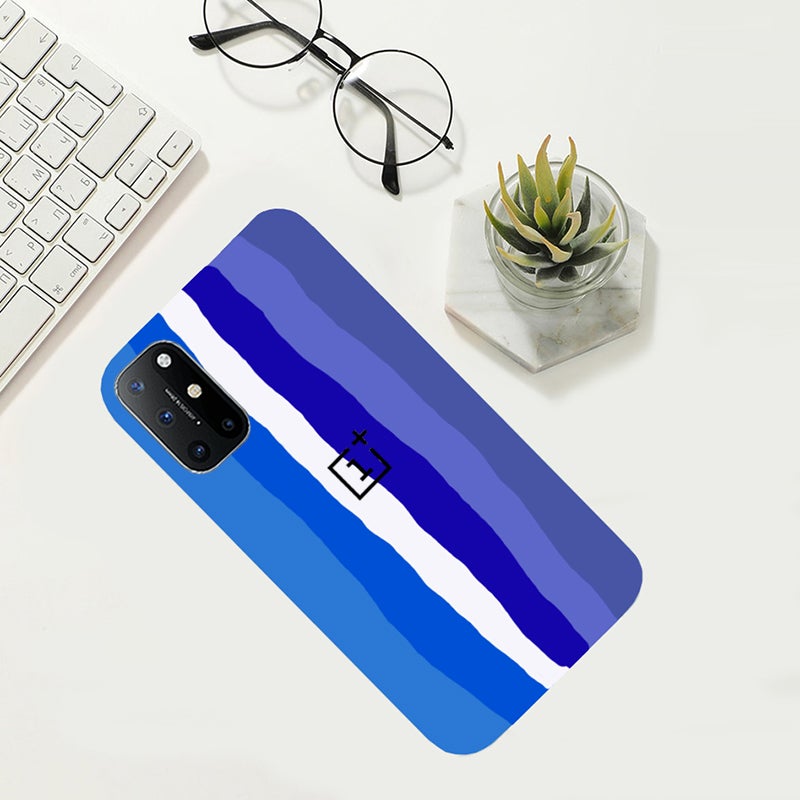 Rainbow Liquid Silicone Soft Case For Oneplus 8T - planetcartonline