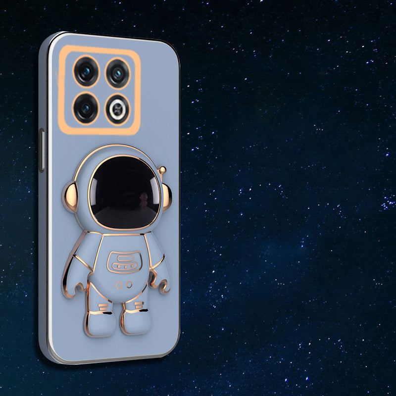 Astronaut Luxurious Gold Edge Back Case For OnePlus Series