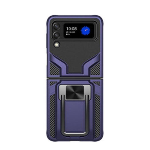 Premium Luxury Armor Shockproof Bracket Back Case for Samsung Galaxy Z Flip 3