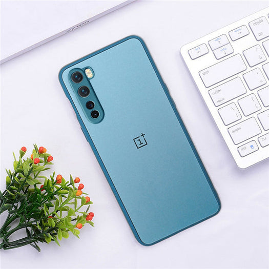 Special Edition Matte Finish Silicone Glass Back Case For Oneplus Nord - Premium Cases