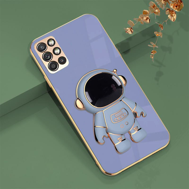Astronaut Luxurious Gold Edge Back Case For OnePlus 8T