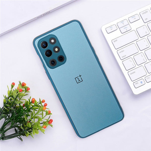 Special Edition Matte Finish Silicone Glass Back Case For Oneplus 9R - Premium Cases