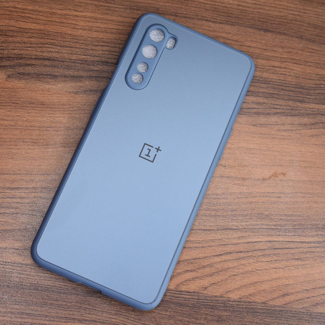 Special Edition Matte Finish Silicone Glass Back Case For Oneplus Nord