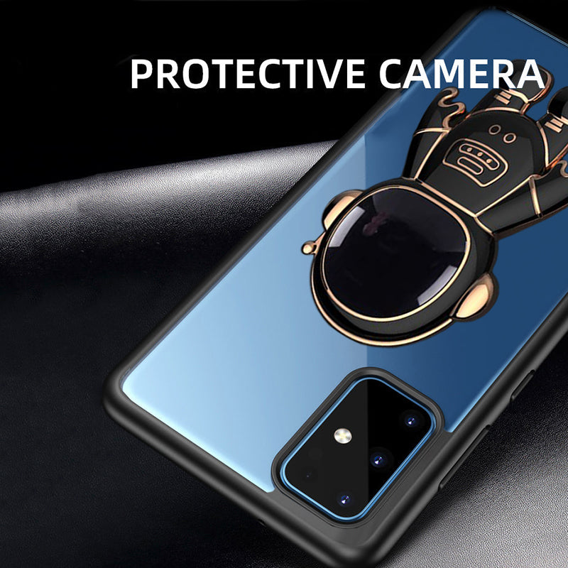 Astronaut Luxury Metal Camera Protection Shockproof Armor Case For Samsung A52/ A52s