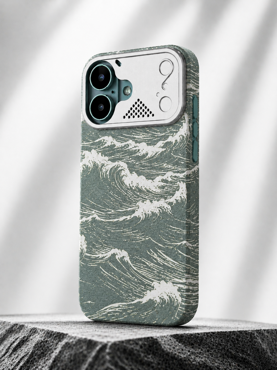 iPhone Ultra Slim Ocean Weave MagSafe Case with Metal Camera Shield