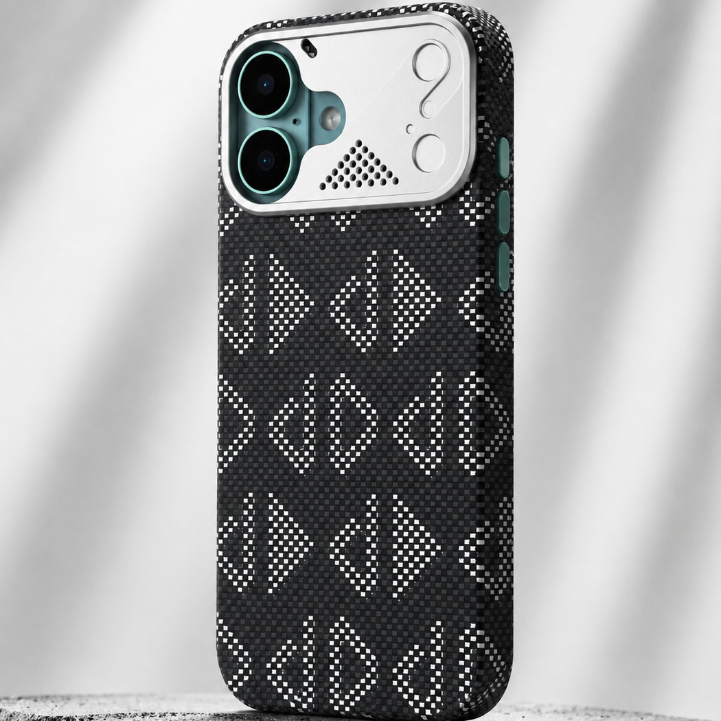 iPhone Ultra Slim Triangle Case with Metal Camera Shield