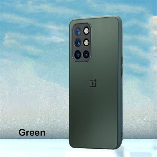 Special Edition Matte Finish Silicone Glass Back Case For Oneplus - Premium Cases