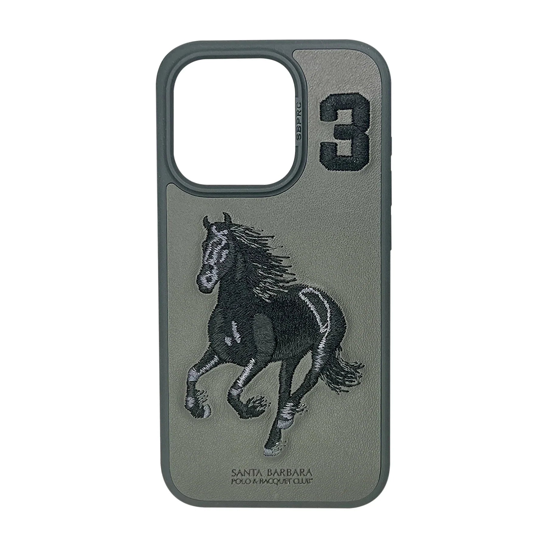 Santa Barbara Classic Boris Series Genuine Leather Case For iPhone 15 Pro